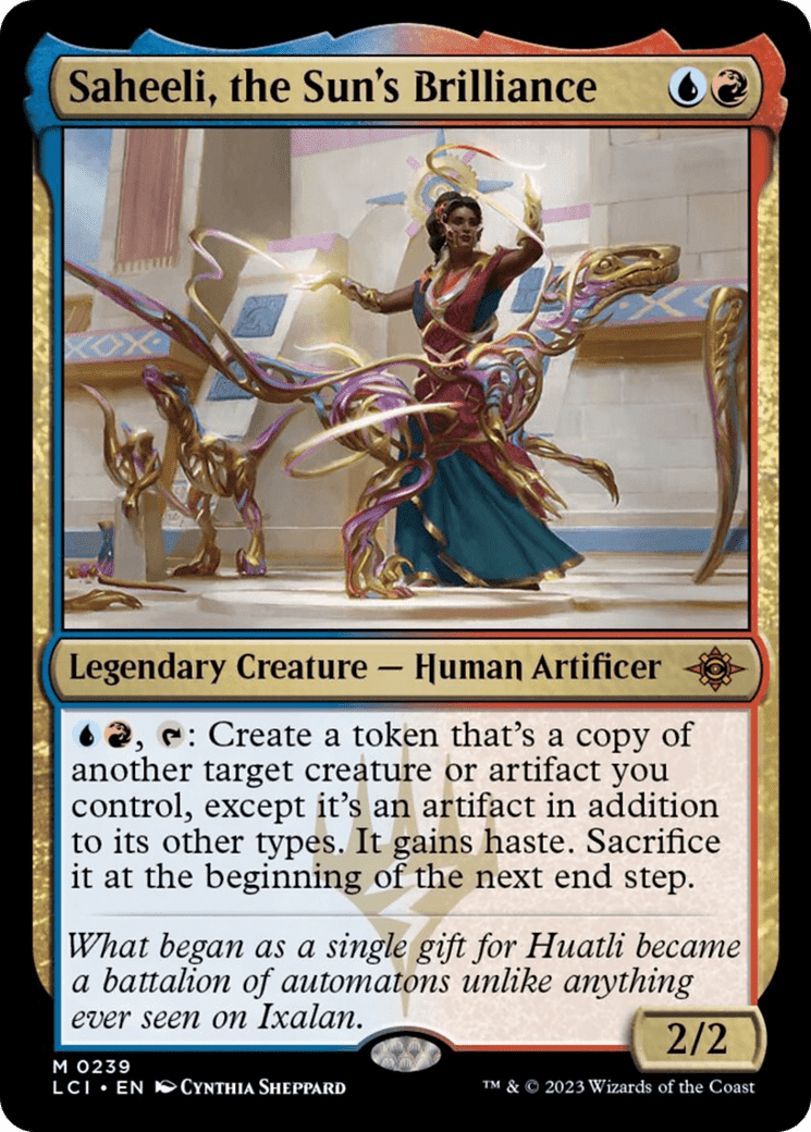 Saheeli, the Sun's Brilliance [The Lost Caverns of Ixalan] Foil