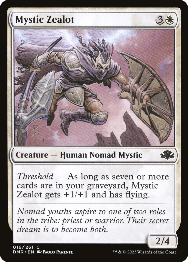 Mystic Zealot [Dominaria Remastered] Foil