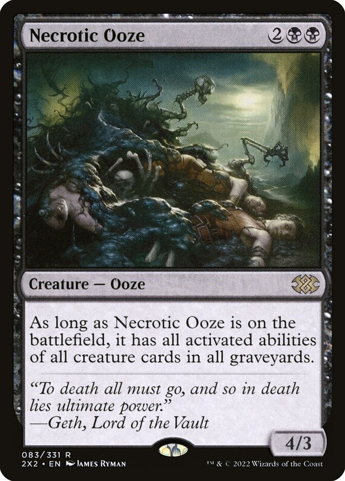 Necrotic Ooze 83/331 (Double Masters 2022)  - Foil