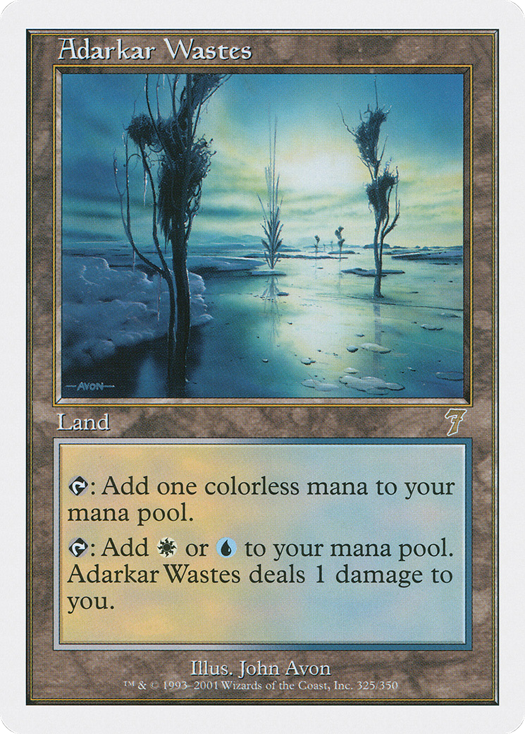 Adarkar Wastes [Seventh Edition] Foil