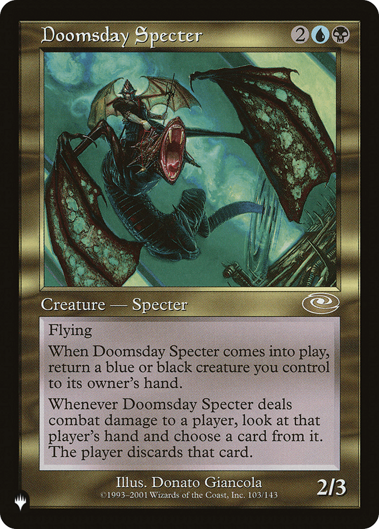 Doomsday Specter |  (PLS-103) [The List]