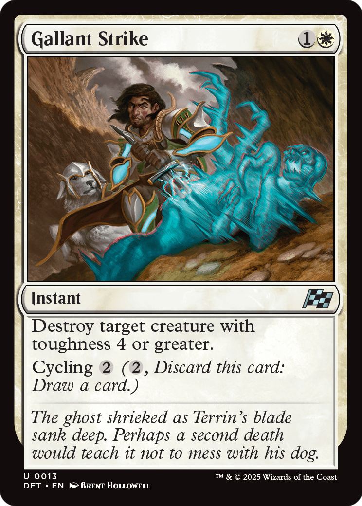 Gallant Strike |  Foil (013) [Aetherdrift]