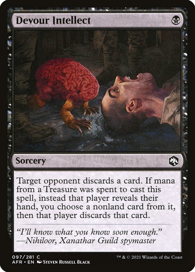 Devour Intellect 97 (Adventures in the Forgotten Realms)  - Foil