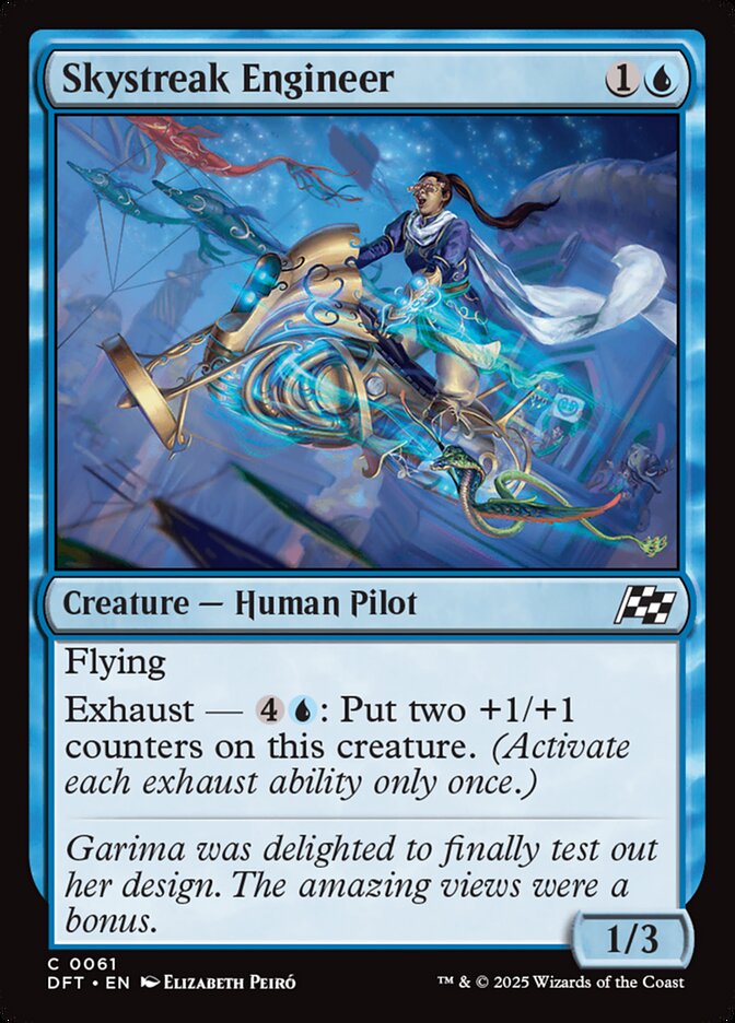 Skystreak Engineer 61/291 (Aetherdrift)  - Foil