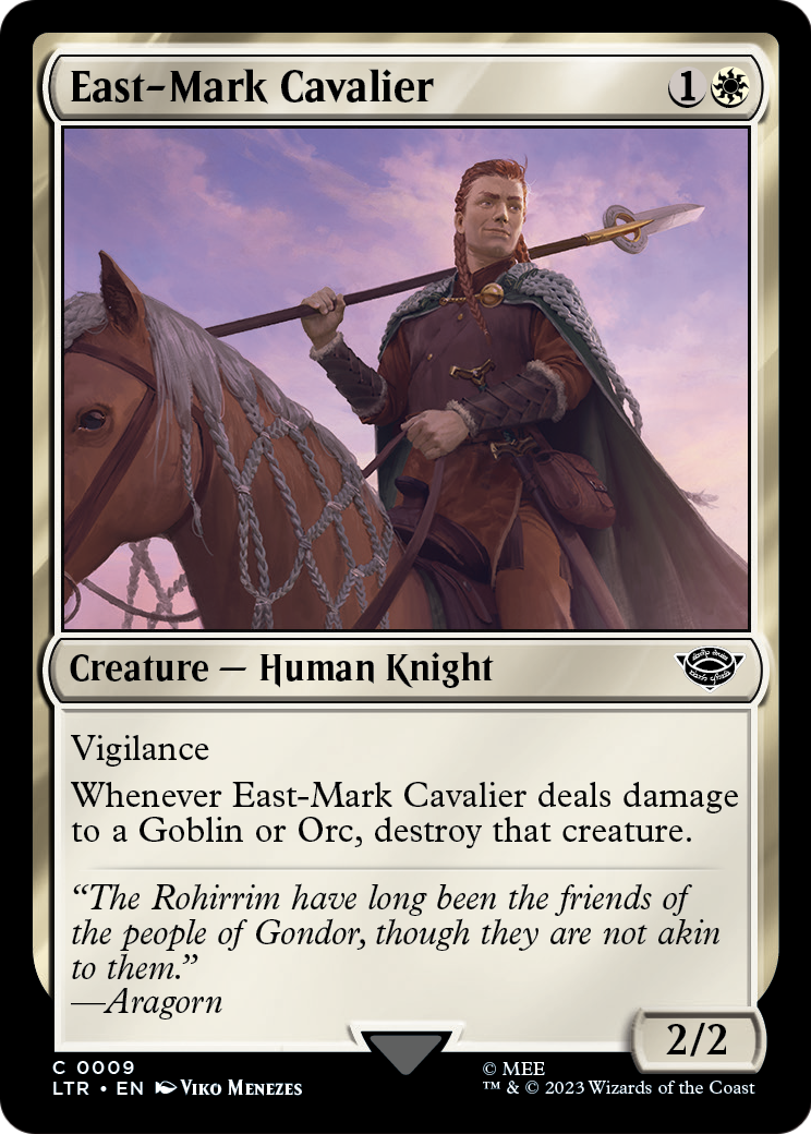 East-Mark Cavalier [The Lord of the Rings: Tales of Middle-Earth] Foil