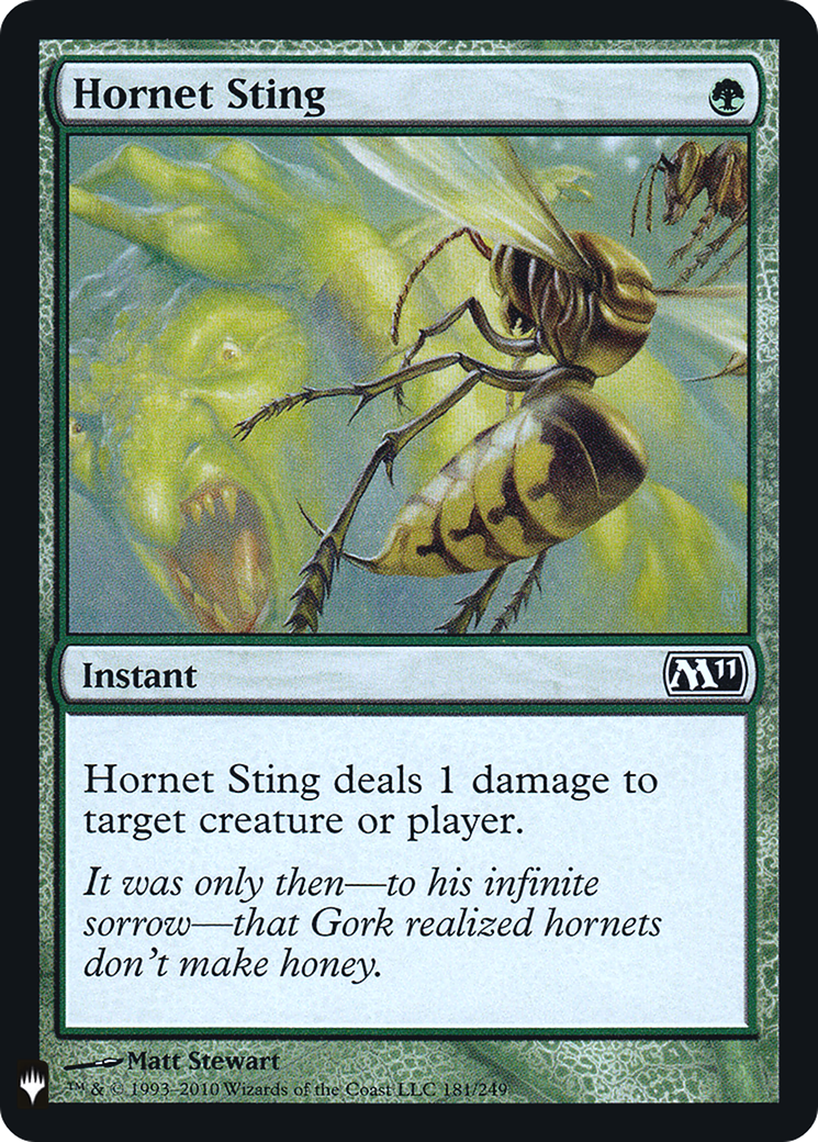 Hornet Sting |  Foil (M11-181) [The List]