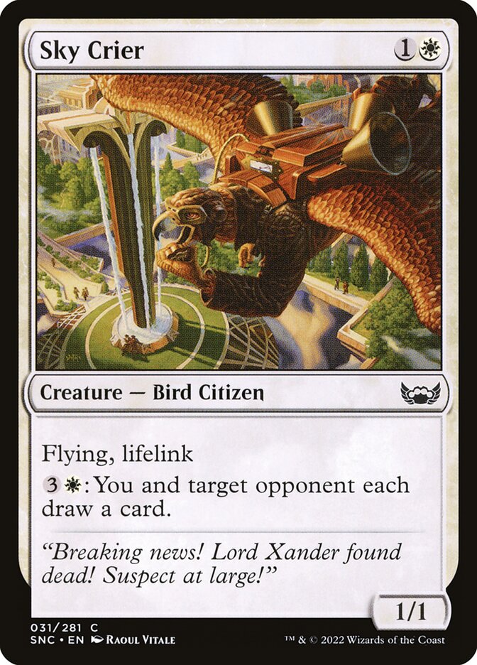 Sky Crier 31/281 (Streets of New Capenna) 