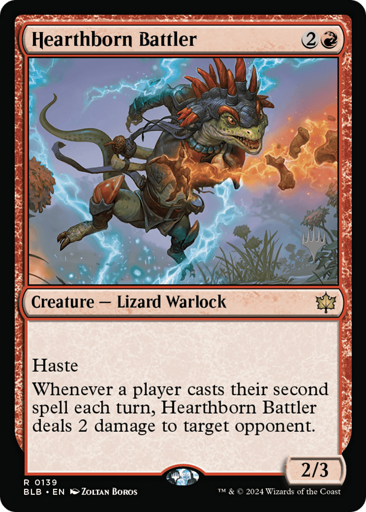 Hearthborn Battler (Promo Pack) [Bloomburrow Promos]