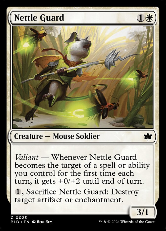 Nettle Guard 23 (Bloomburrow)  - Foil