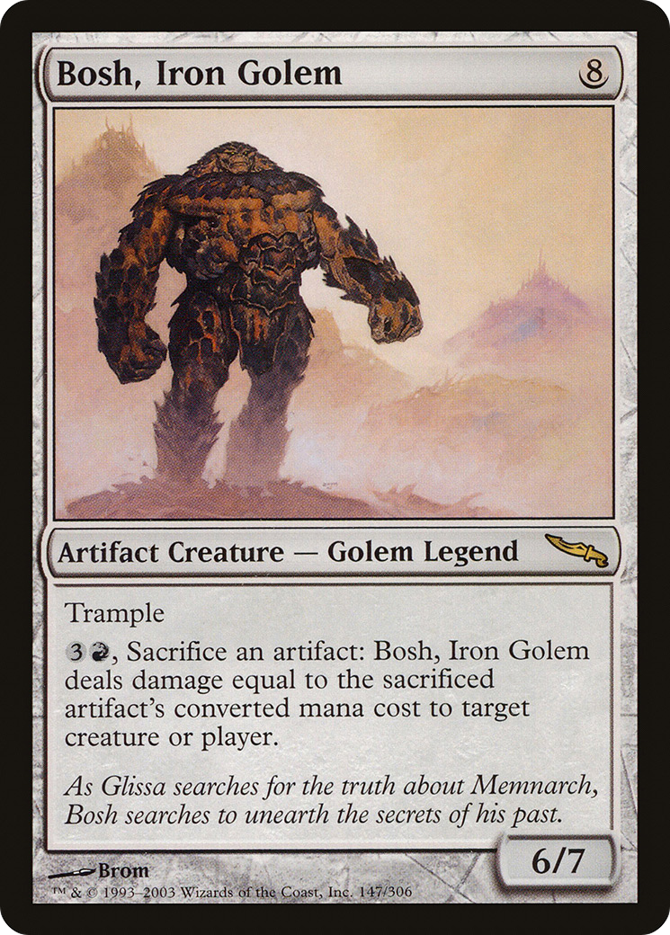 Bosh, Iron Golem [Mirrodin] Foil