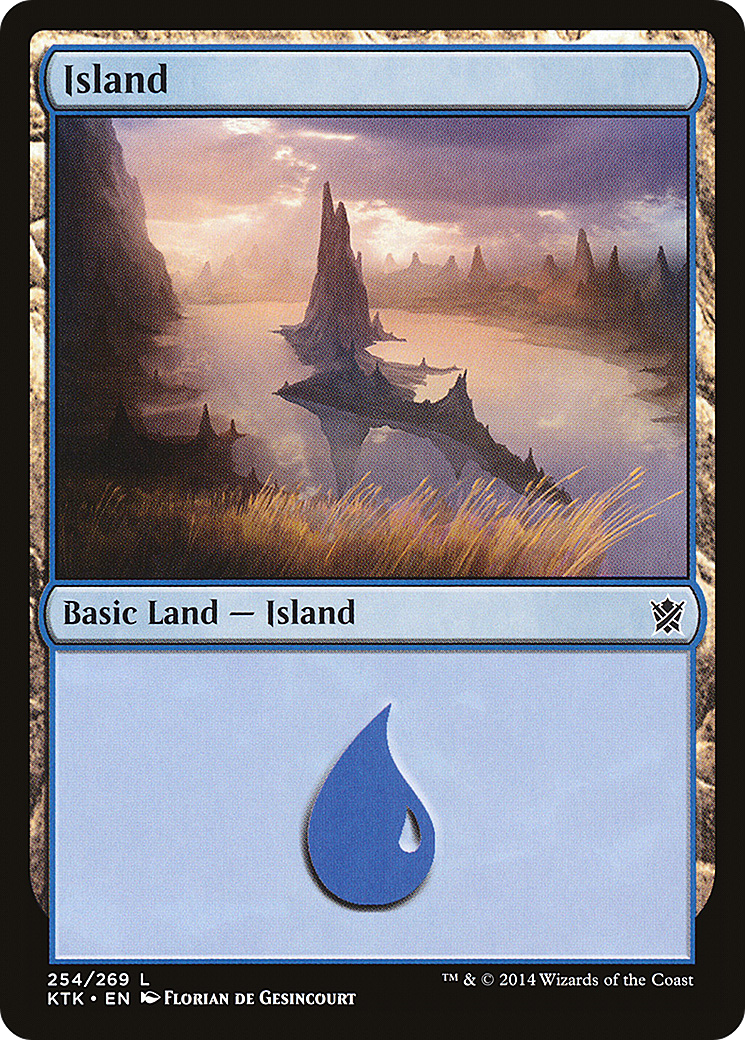 Island (254) [Khans of Tarkir] Foil