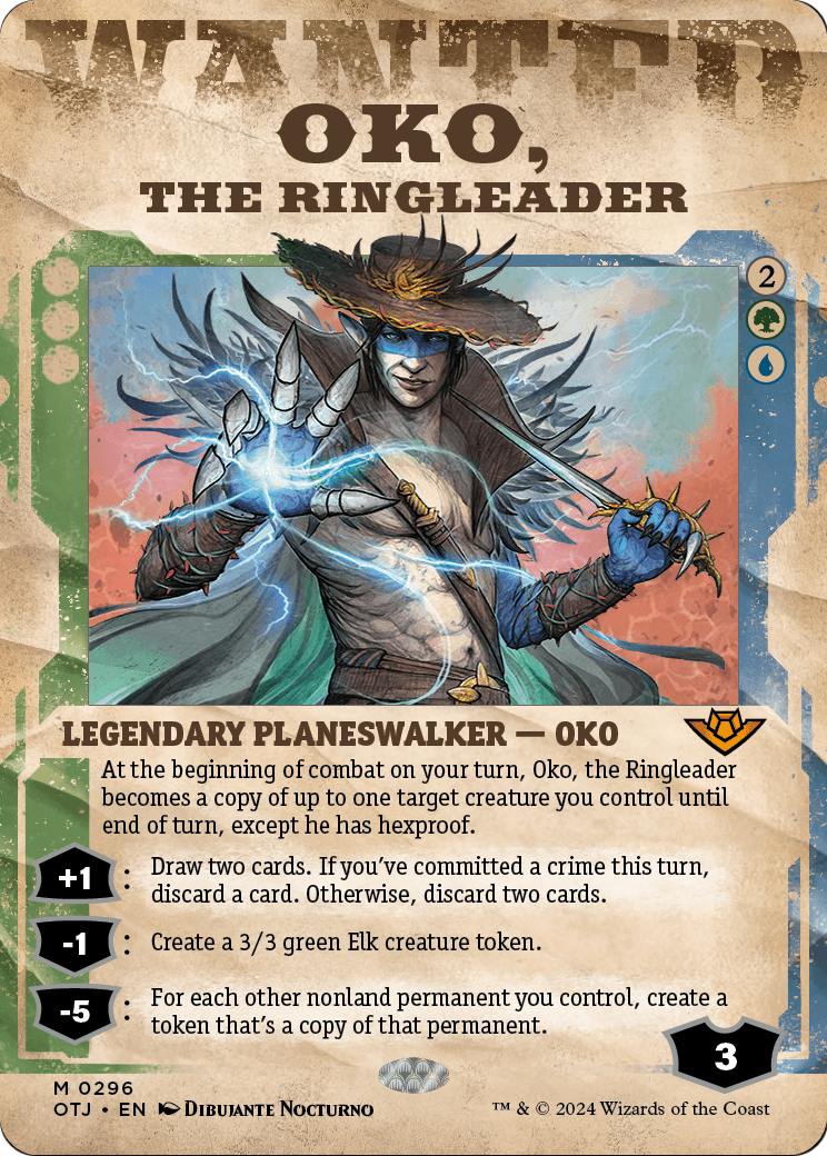 Oko, the Ringleader (Showcase) [Outlaws of Thunder Junction] Foil