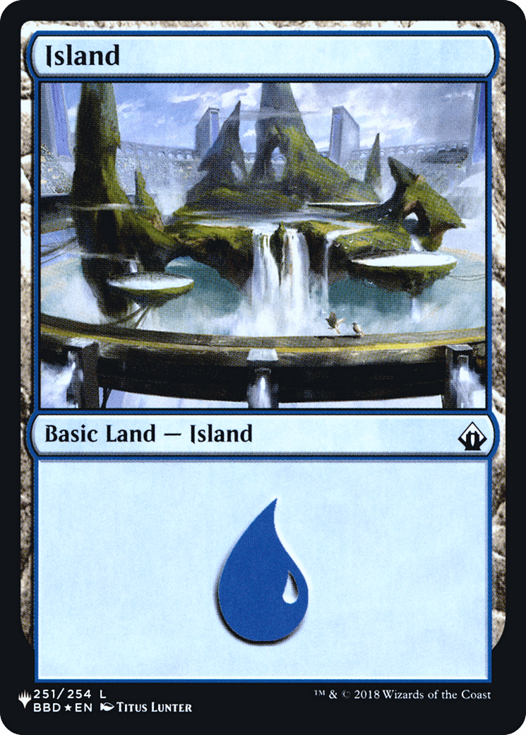 Island |  Foil (BBD-251) [The List]