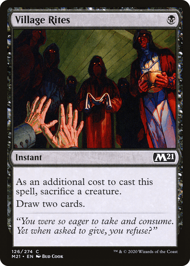 Village Rites [Core Set 2021] Foil