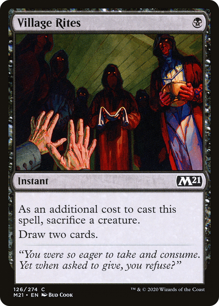 Village Rites [Core Set 2021] Foil