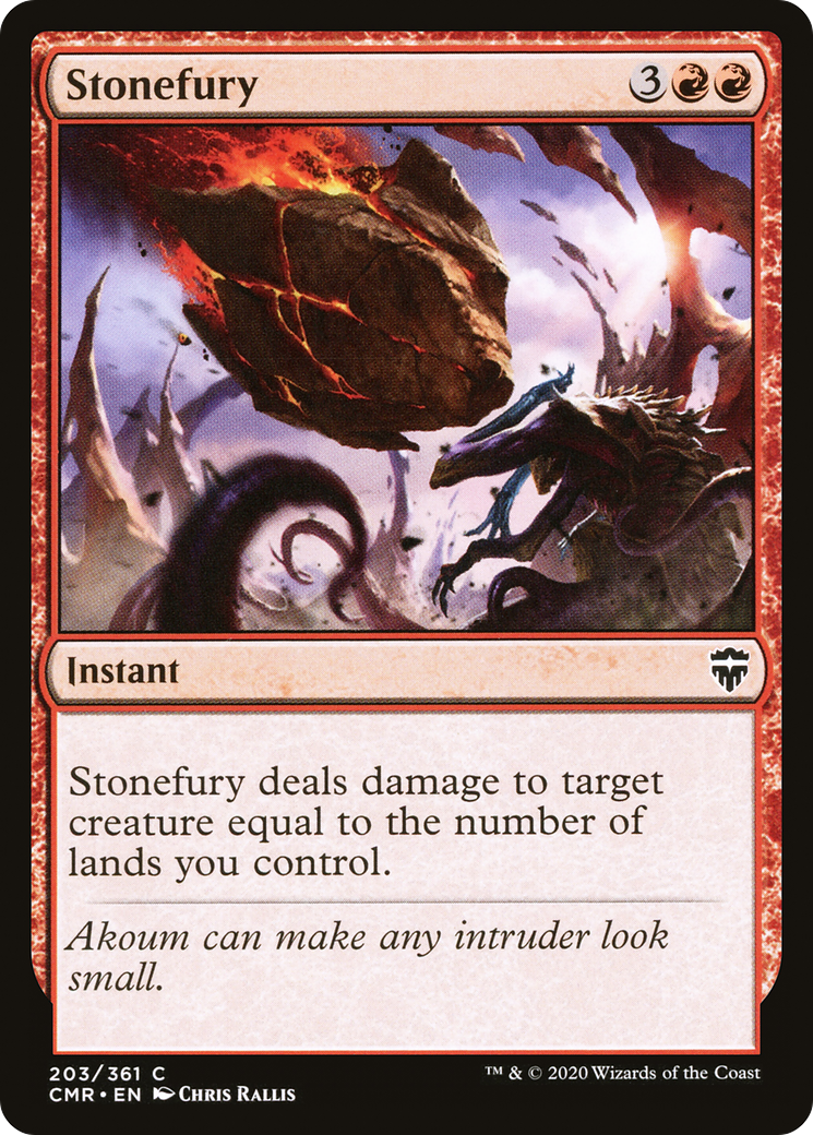 Stonefury [Commander Legends] Foil