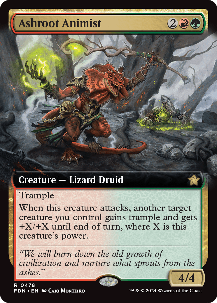 Ashroot Animist (FDN-478) - Foundations: (Extended Art)