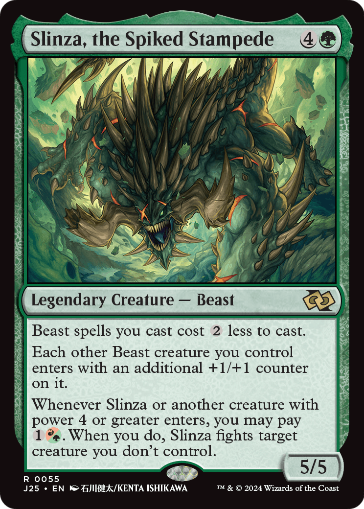 Slinza, the Spiked Stampede (J25-055) - Foundations Jumpstart