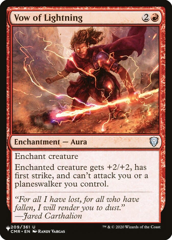 Vow of Lightning |  (CMR-209) [The List]