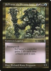 Sol'kanar the Swamp King (Oversized) [Oversize Cards] Foil