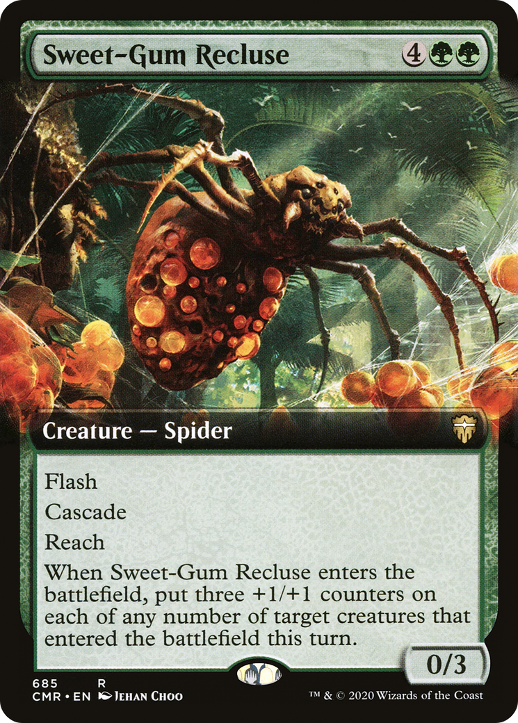 Sweet-Gum Recluse (Extended Art) [Commander Legends] Foil