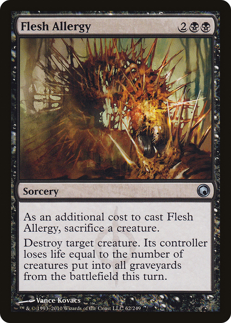 Flesh Allergy [Scars of Mirrodin] Foil