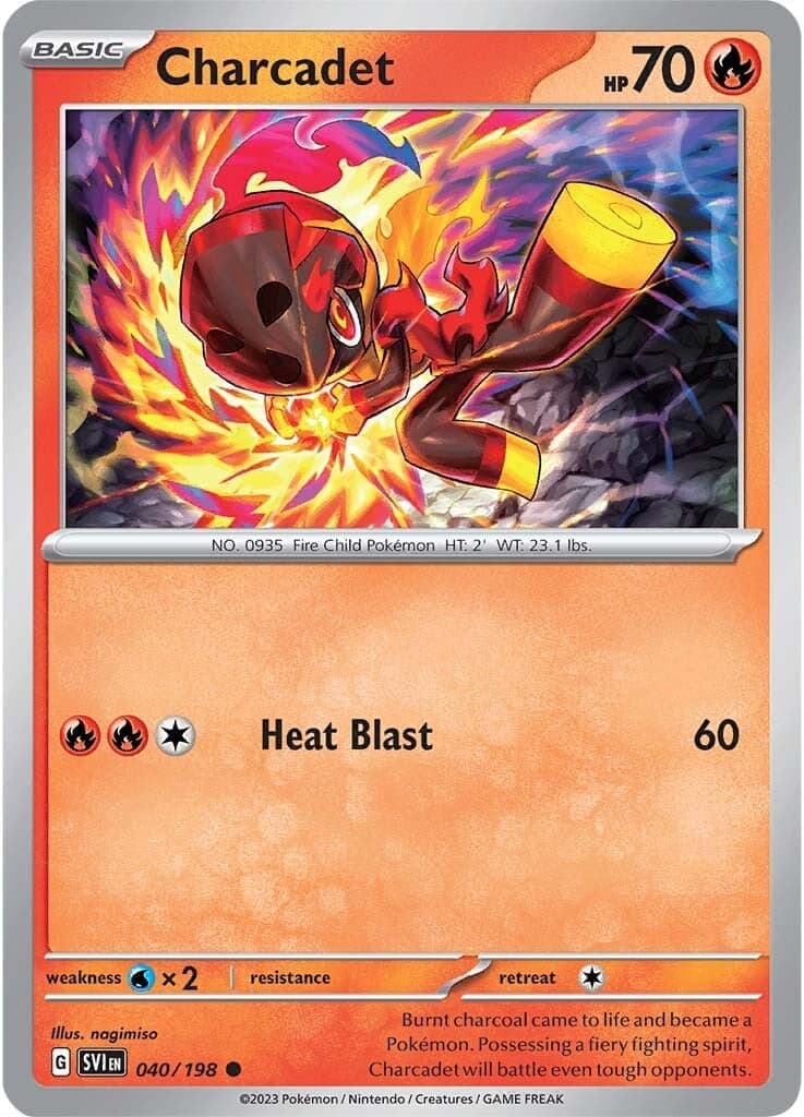 Charcadet 040/198 - SV01 Scarlet & Violet Base Set Reverse Holofoil