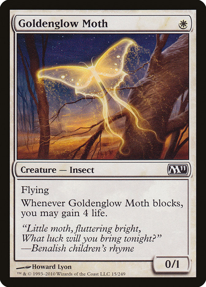 Goldenglow Moth 15/249 (Magic 2011 (M11)) 