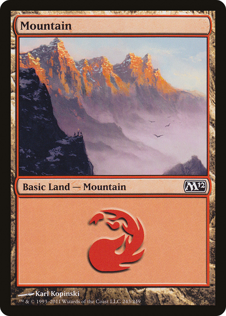 Mountain (243) [Magic 2012] Foil