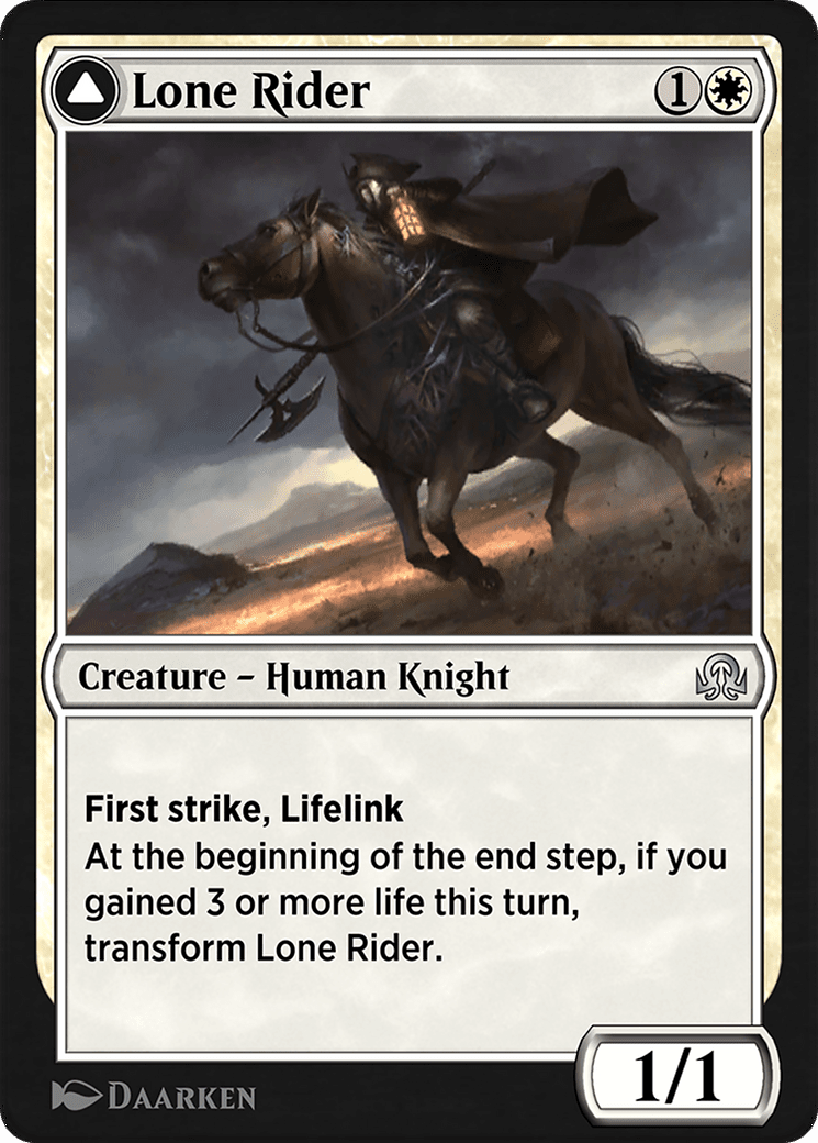 Lone Rider // It That Rides as One (SIR-036) - Shadows over Innistrad Remastered