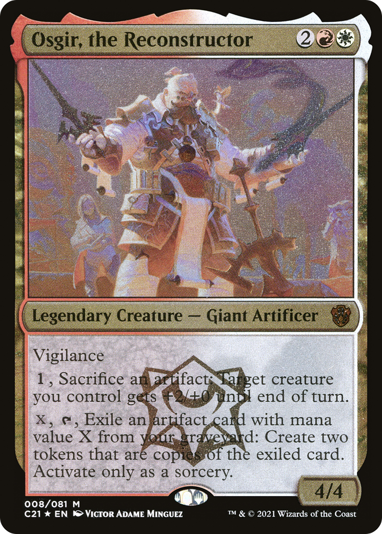 Osgir, the Reconstructor (008) [Commander 2021 Display Commanders]  Foil
