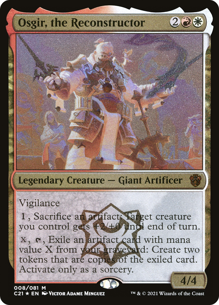 Osgir, the Reconstructor (008) [Commander 2021 Display Commanders]  Foil