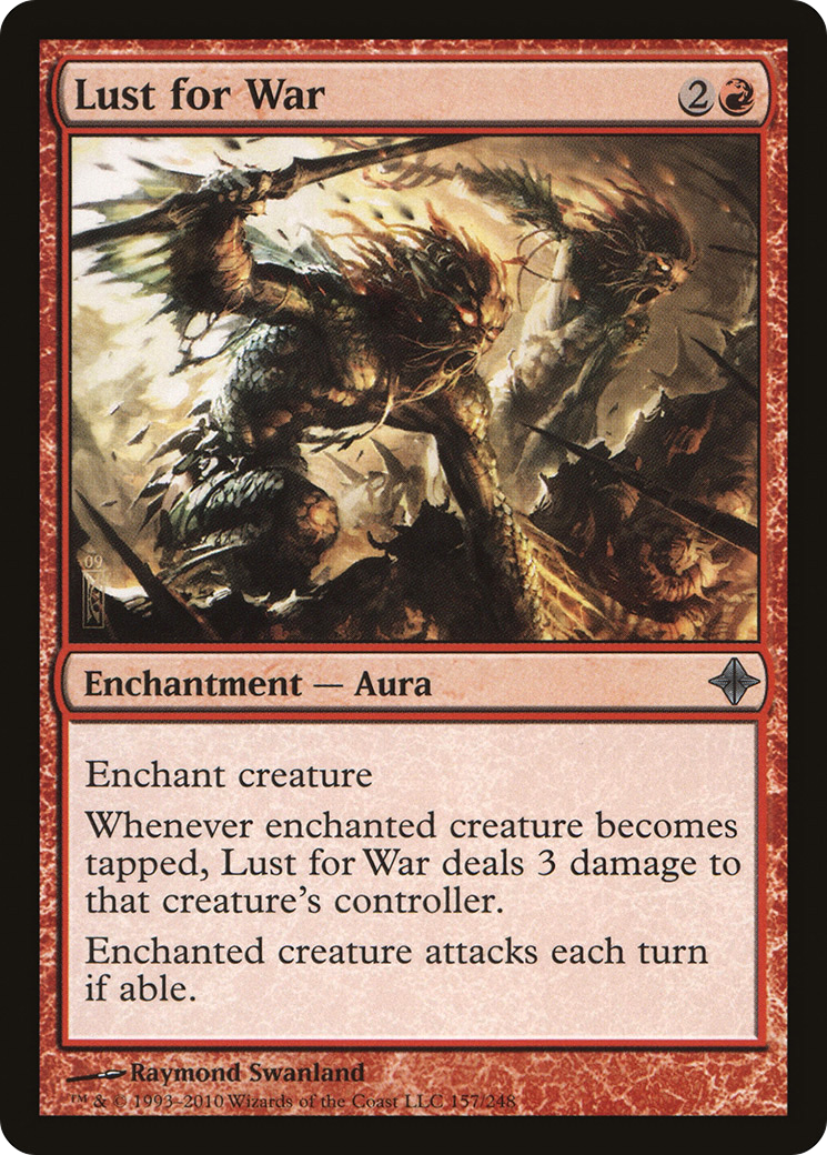 Lust for War [Rise of the Eldrazi] Foil