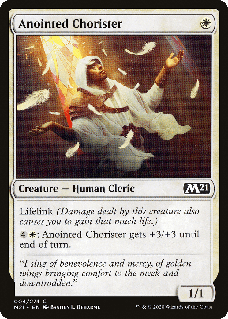 Anointed Chorister [Core Set 2021] Foil