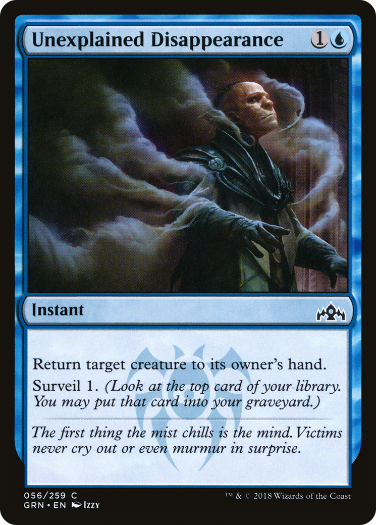 Unexplained Disappearance [Guilds of Ravnica] Foil