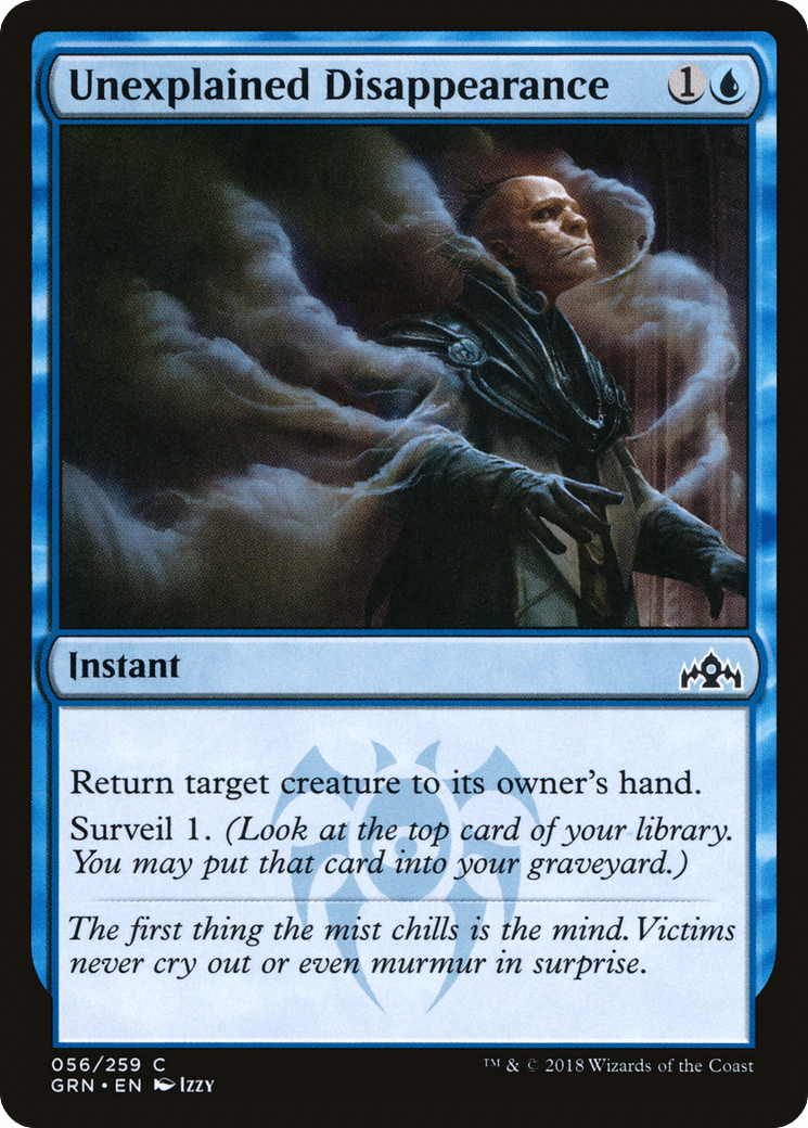 Unexplained Disappearance [Guilds of Ravnica] Foil