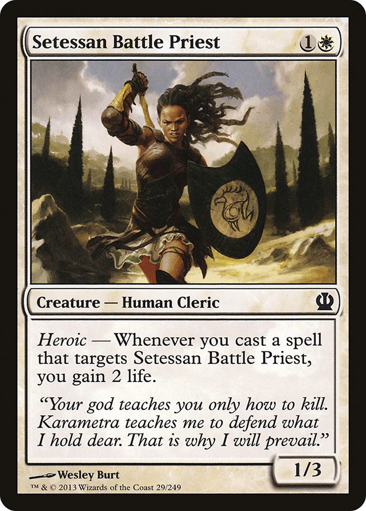 Setessan Battle Priest [Theros] Foil