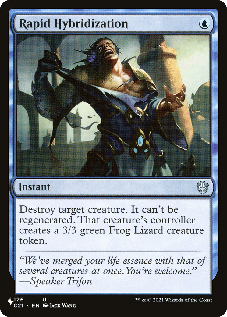 Rapid Hybridization |  (C21-126) [The List]