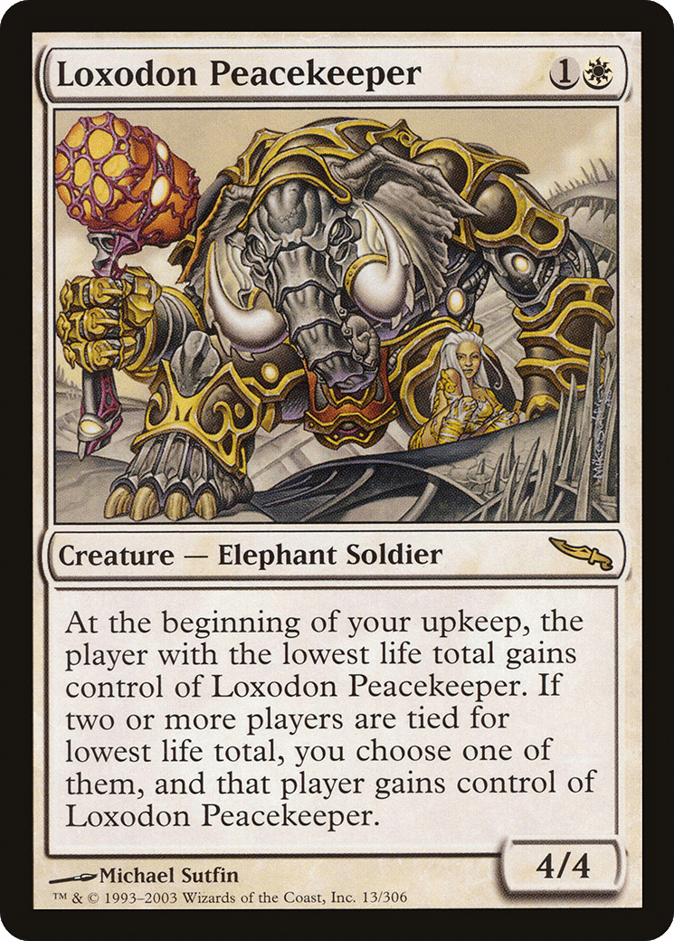 Loxodon Peacekeeper [Mirrodin] Foil