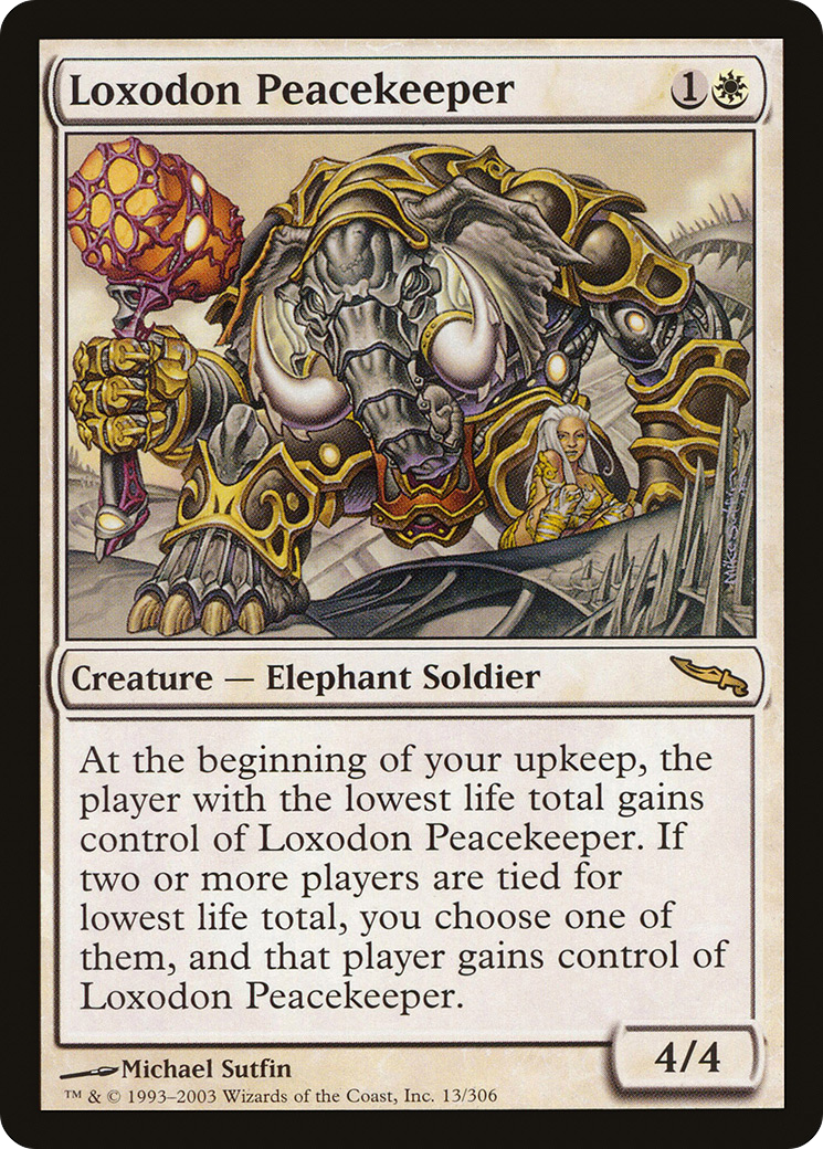 Loxodon Peacekeeper [Mirrodin] Foil