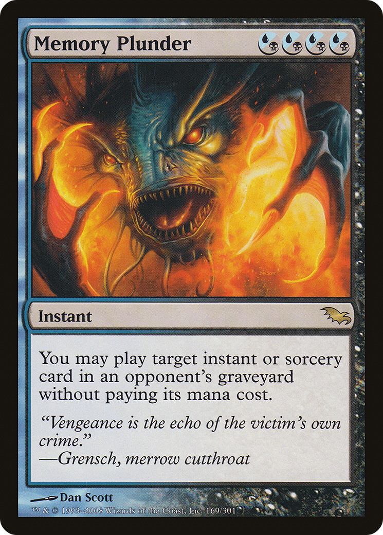 Memory Plunder [Shadowmoor] Foil