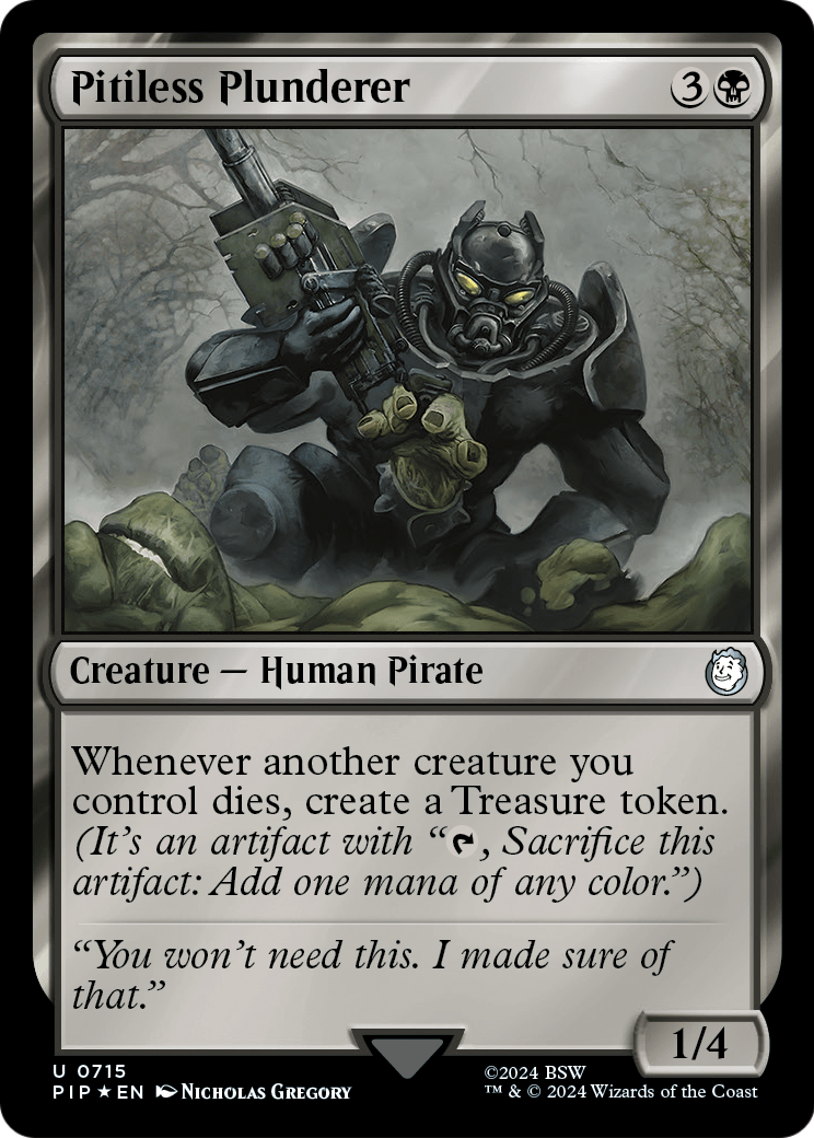 Pitiless Plunderer (Surge Foil) [Fallout]