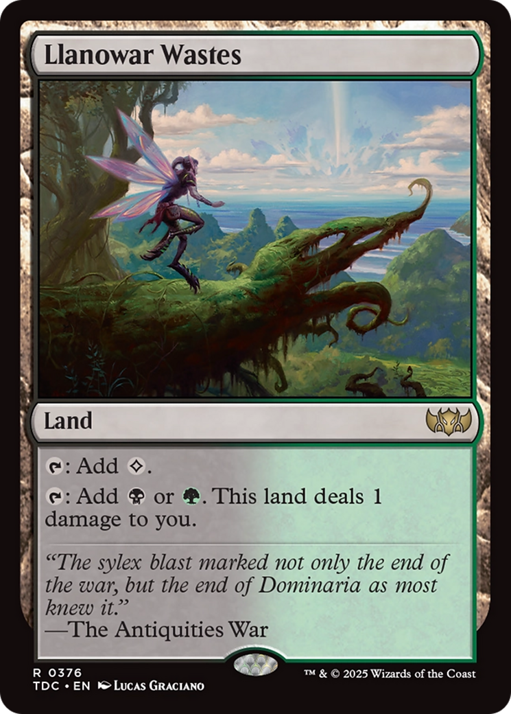 Llanowar Wastes (376) [Commander: Tarkir: Dragonstorm]