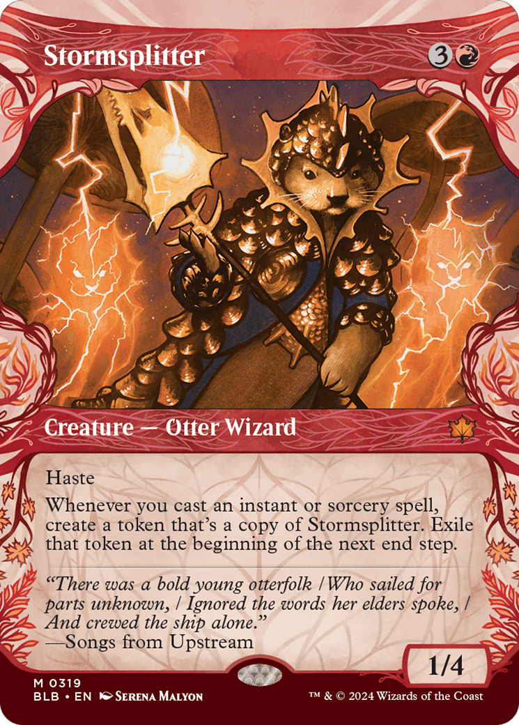 Stormsplitter (Showcase) [Bloomburrow] Foil