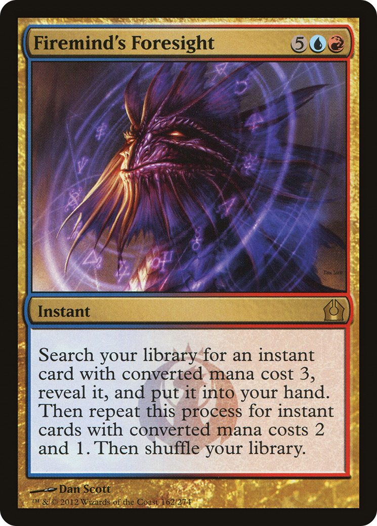 Firemind's Foresight [Return to Ravnica] Foil