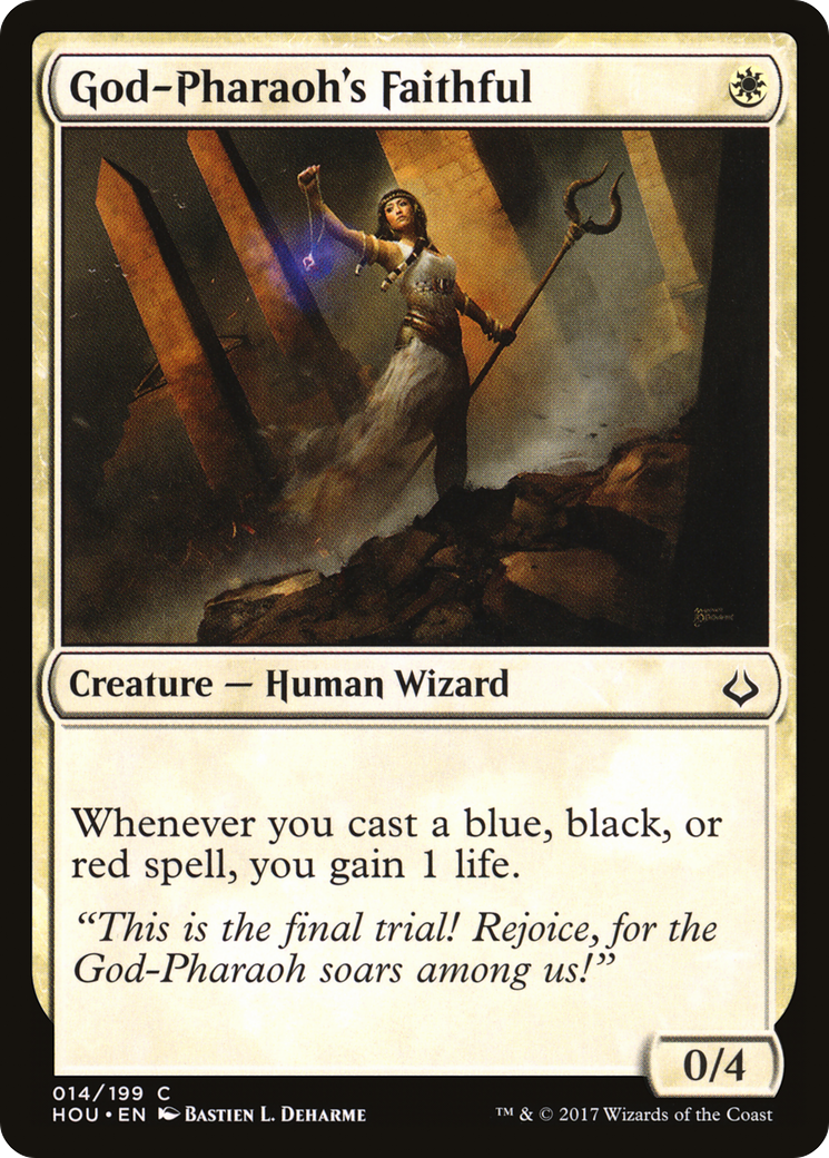 God-Pharaoh's Faithful [Hour of Devastation] Foil