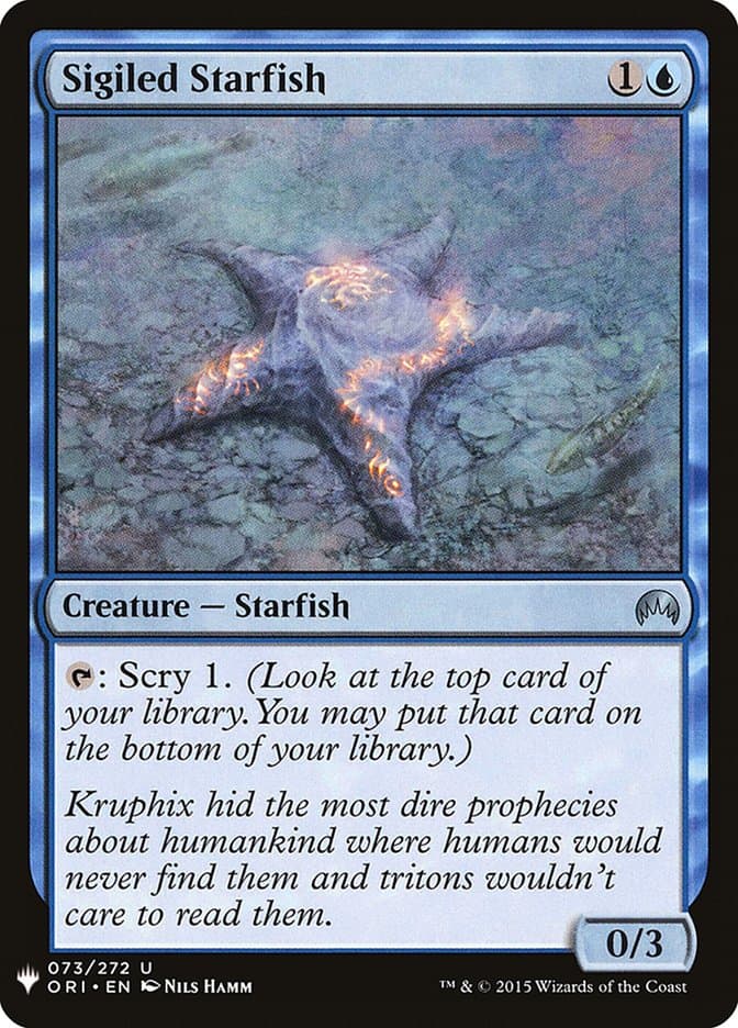 Sigiled Starfish |  (ORI-73) [The List]