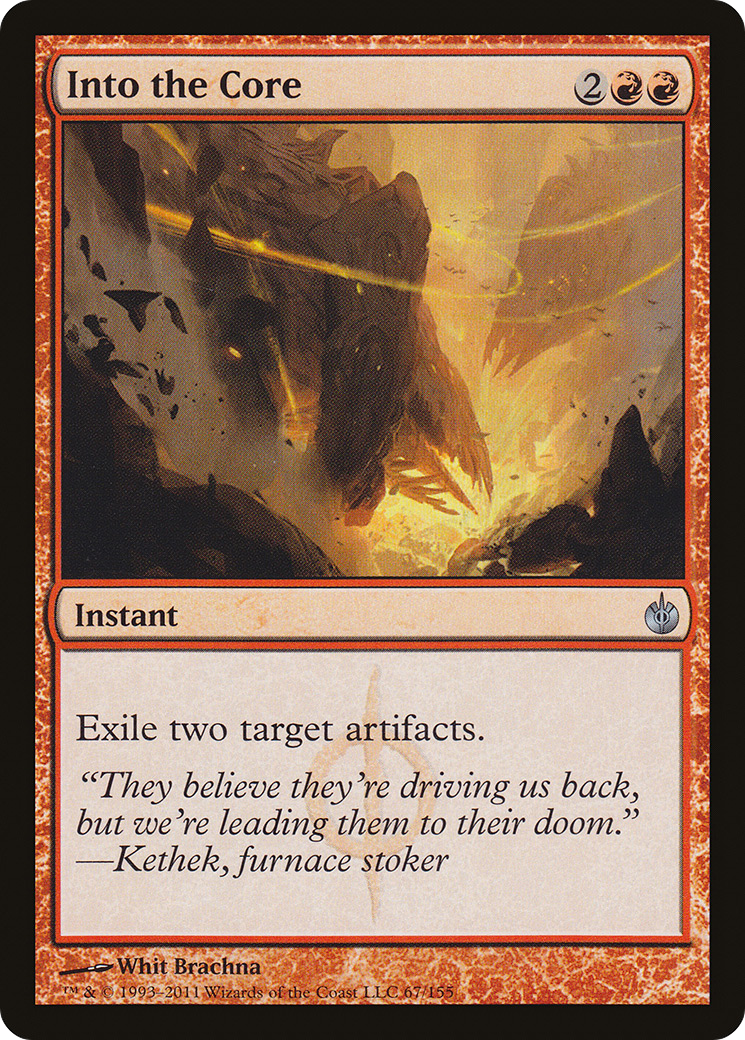 Into the Core [Mirrodin Besieged] Foil