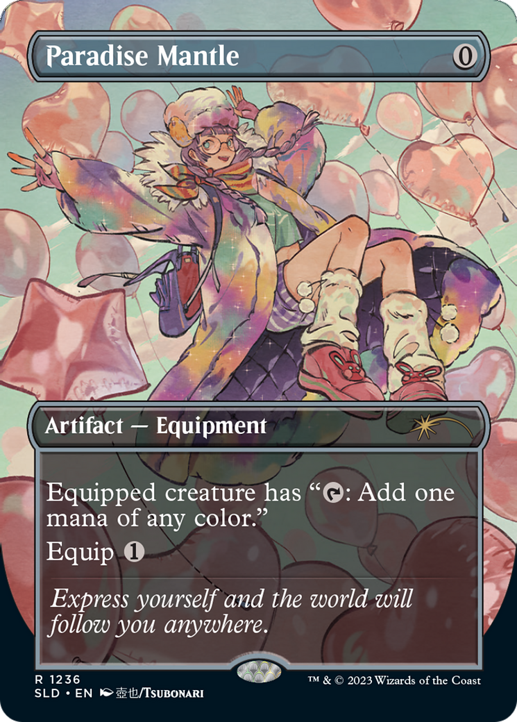 Paradise Mantle (Borderless) [Secret Lair Drop Series] Foil