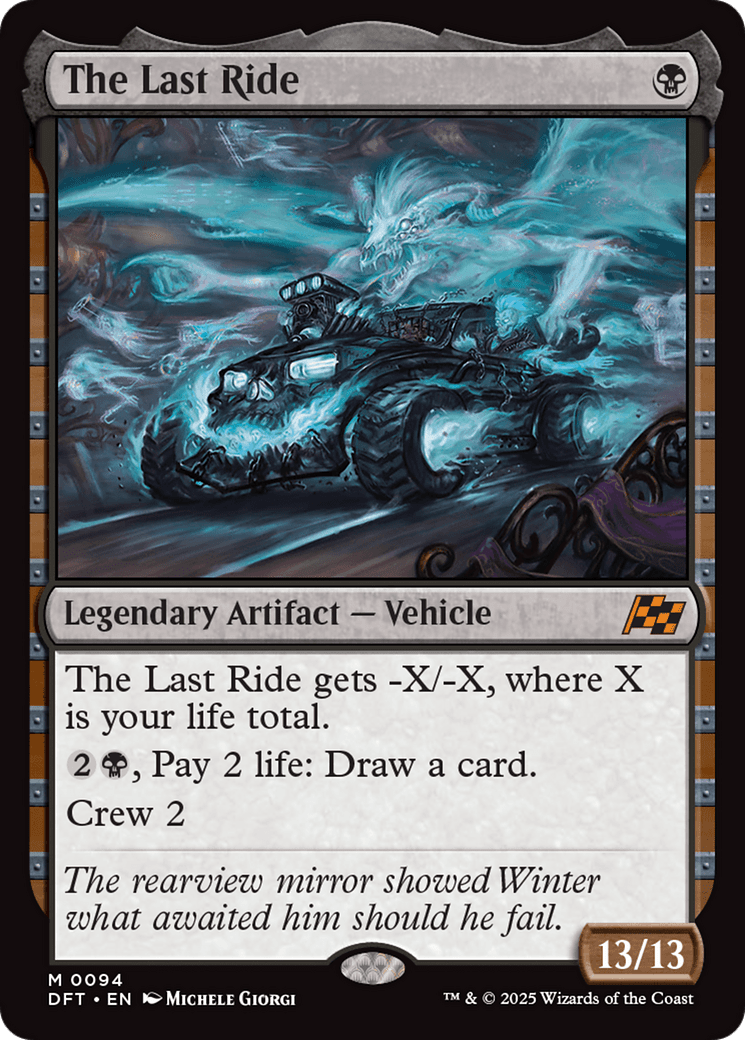 The Last Ride |  Foil (094) [Aetherdrift]
